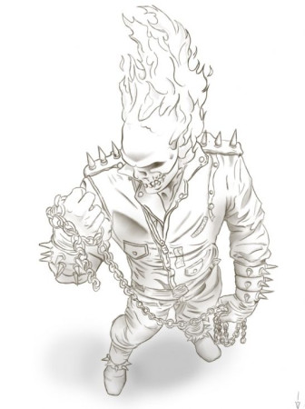 Your kids will increase their vocabulary by learning about different anima. Ghost Rider Coloring Pages Marvel Heroes Phreek Ghost Rider Coloring Home
