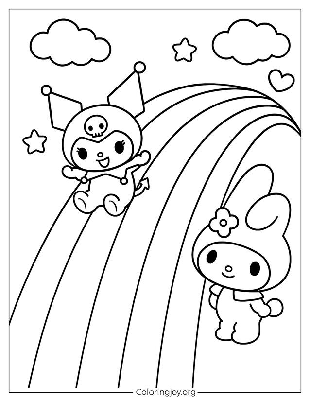 Kuromi’s Magical Rainbow Slide Adventure