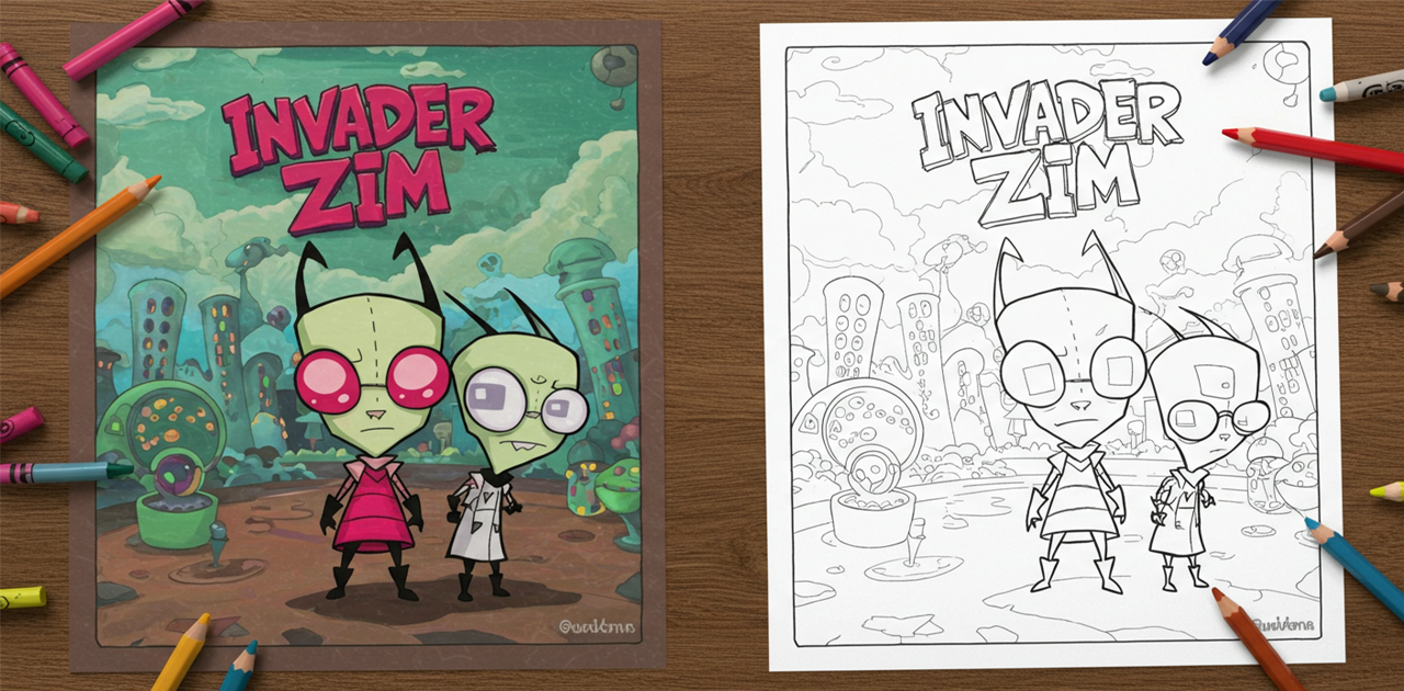 Invader Zim Coloring pages