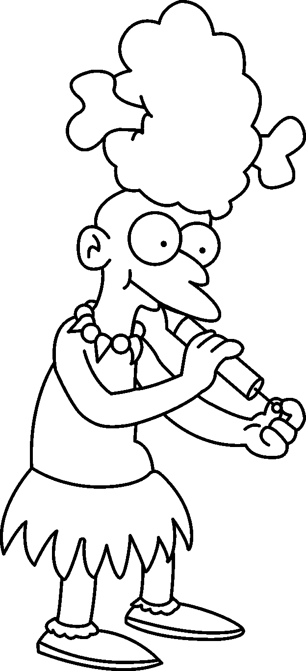 Simpsons coloring pages