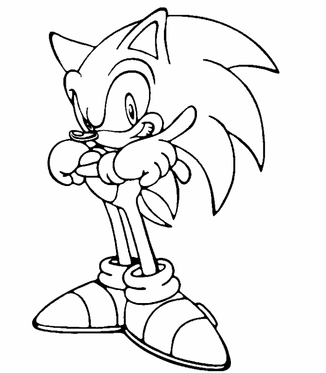 Sonic coloring pages (4) coloring kids