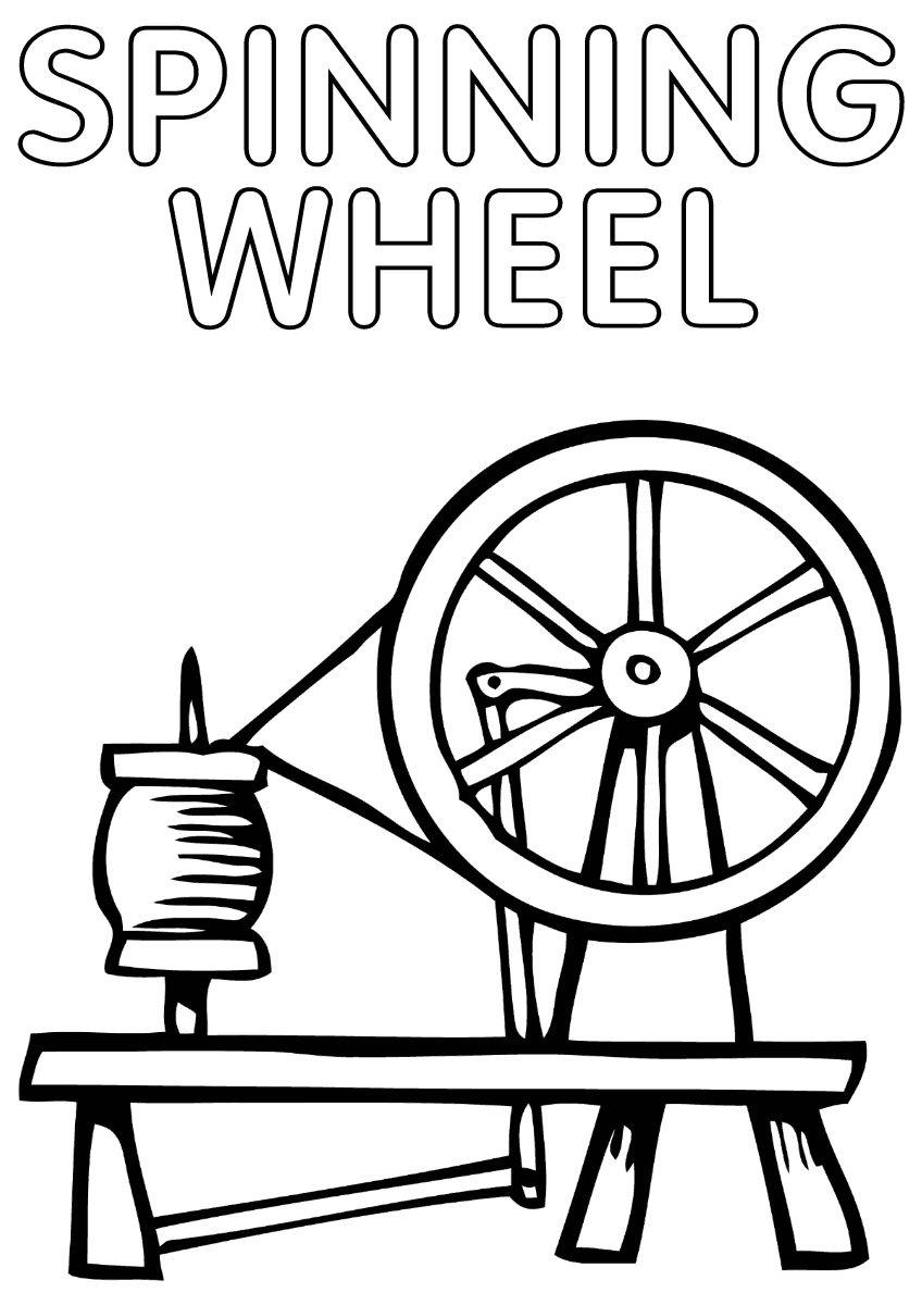 Spin coloring pages