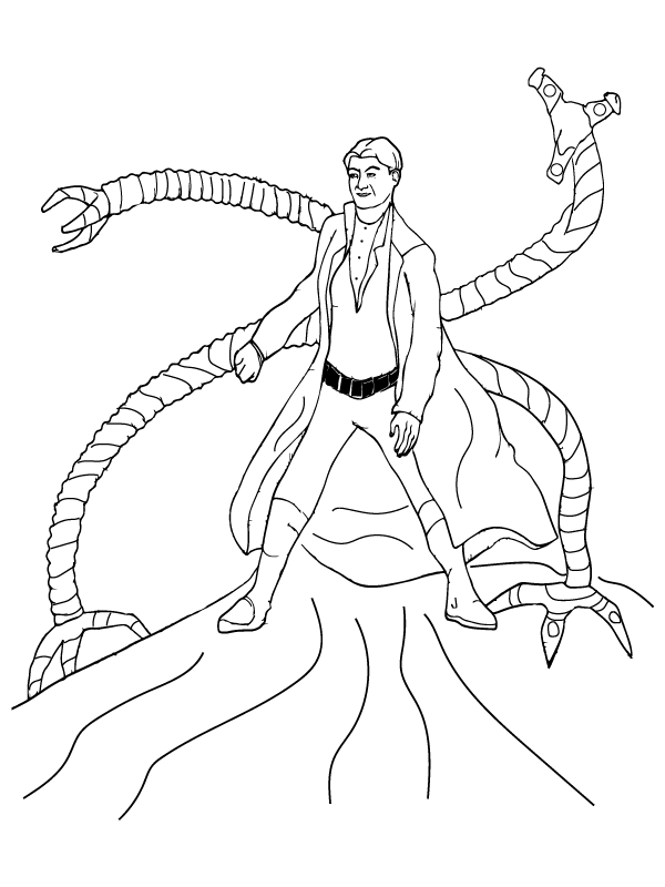 Doc ock färbung seite