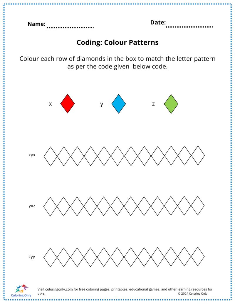 Spot The Patterns Reading Counting Coding Colours For Kids - Best Colorful Wallpapers in HD