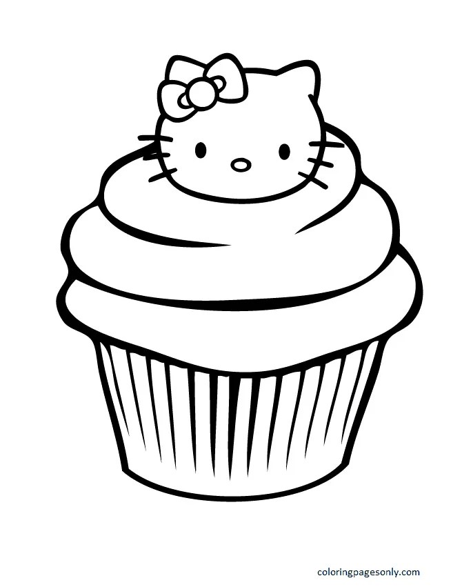 94 free printable cupcake coloring pages