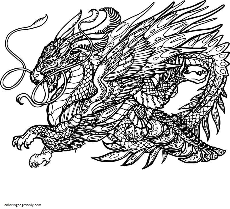Heracles fighting the hydra coloring page. Hydra Dragon Creature Coloring Pages Hydra Coloring Pages Coloring Pages For Kids And Adults