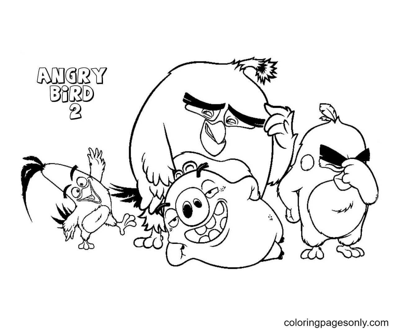 angry birds coloring pages coloring pages for kids and adults