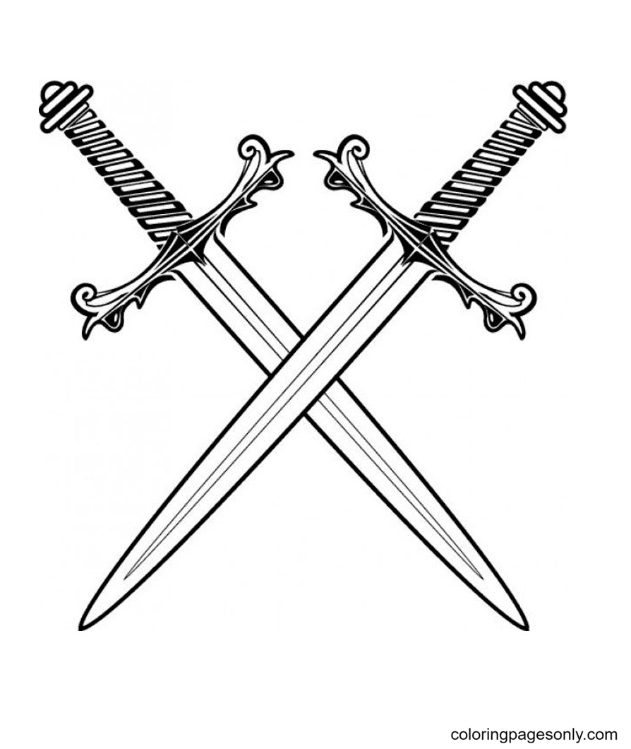 Plus, it's an easy way to celebrate each season or special holidays. Sharp And Unique Sword Coloring Pages Sword Coloring Pages Coloring Pages For Kids And Adults