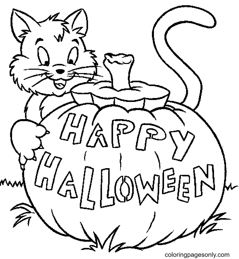 From history and biological anatomy to their behavioral patterns, there’s a lot to know about cats. Free Printable Halloween Cat Coloring Pages Halloween Cats Coloring Pages Coloring Pages For Kids And Adults