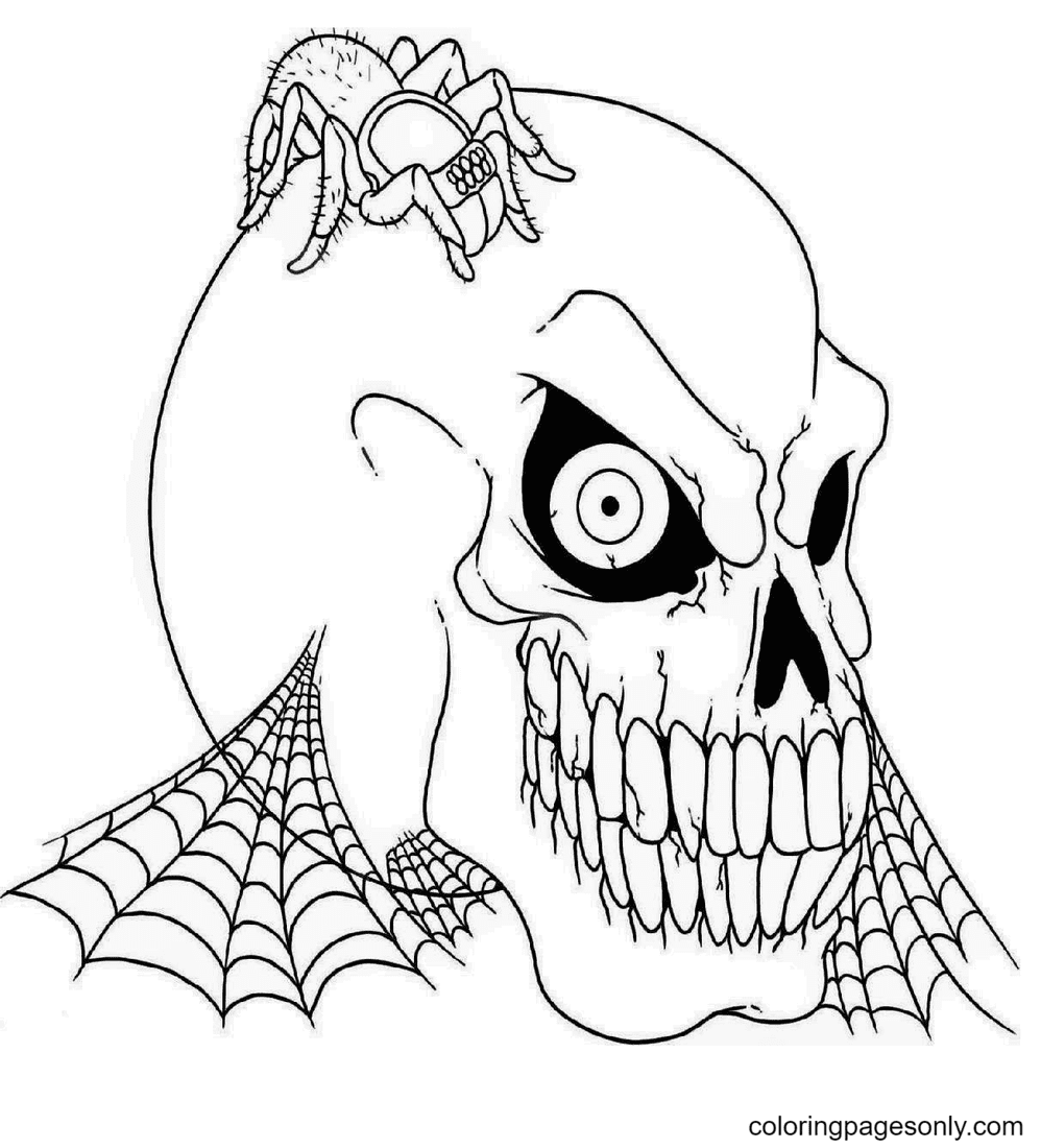 39+ scary halloween coloring pages for printing and coloring. Halloween Scary Mask Coloring Pages Halloween Masks Coloring Pages Coloring Pages For Kids And Adults