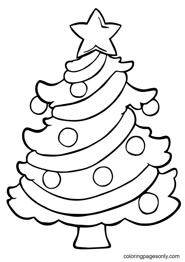 These free printable christmas tree coloring pages online will help develop important skills like color concept colors and number recognition and picture comprehension which will form the foundation for early learning success. Christmas Tree For Kids Coloring Pages Christmas Tree Coloring Pages Coloring Pages For Kids And Adults