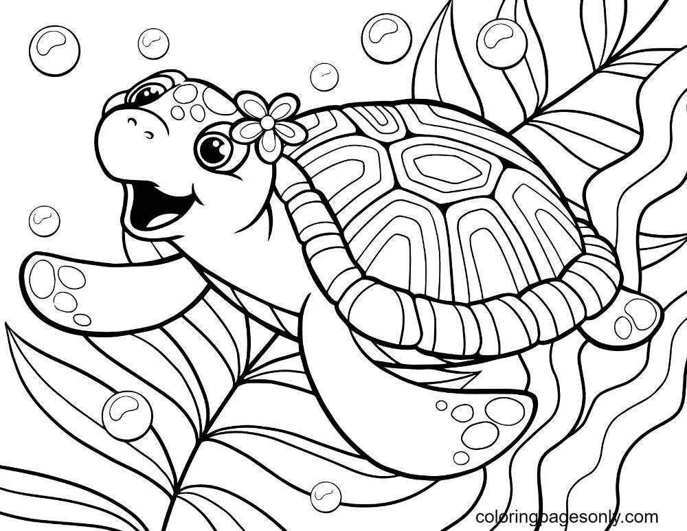 May 23 is celebrated since 2000 as the “world turtle day”. Friendly Turtle Coloring Pages Turtle Coloring Pages Coloring Pages For Kids And Adults