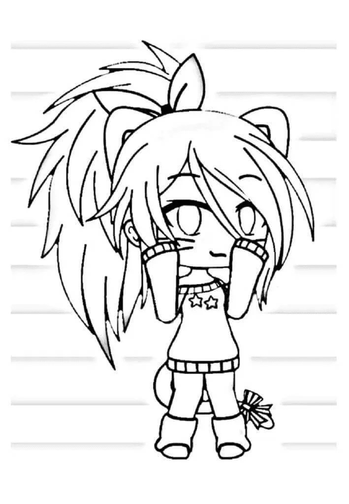 gacha life free coloring pages gacha life coloring pages coloring pages for kids and adults