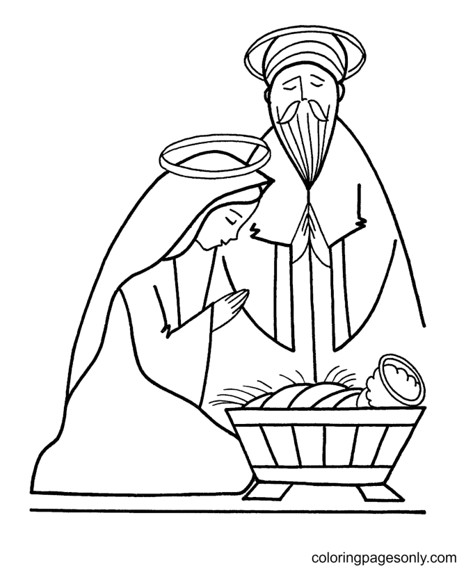 Create a festive scene for all the family to enjoy with this guide on how to make a nativity scene. Nativity Scene Free Coloring Pages Religious Christmas Coloring Pages Coloring Pages For Kids And Adults