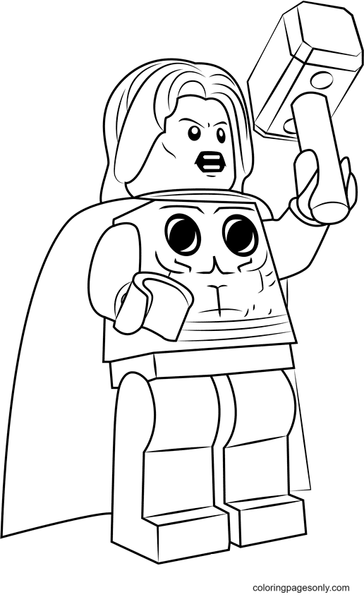 Children love to know how and why things wor. Thor Lego Coloring Pages Thor Coloring Pages Coloring Pages For Kids And Adults