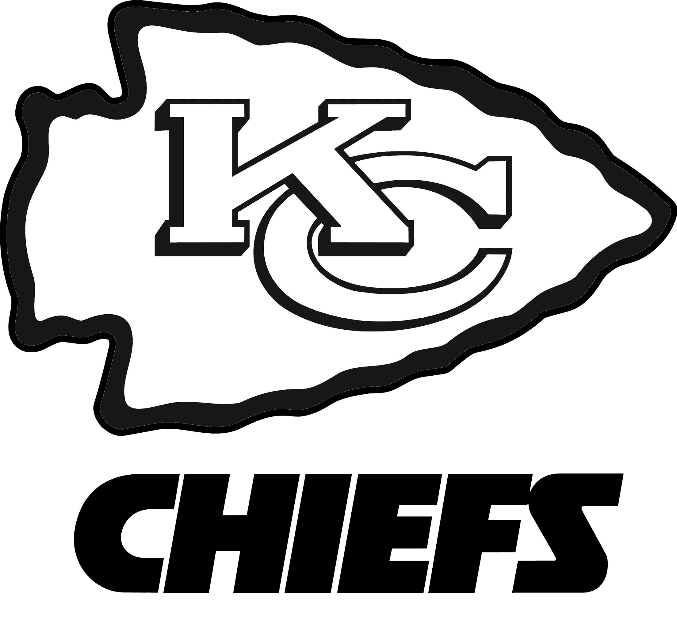 Kc chiefs logo coloring page