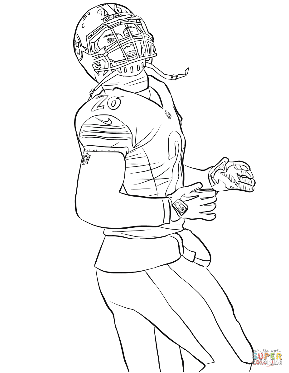 30 football player coloring pages