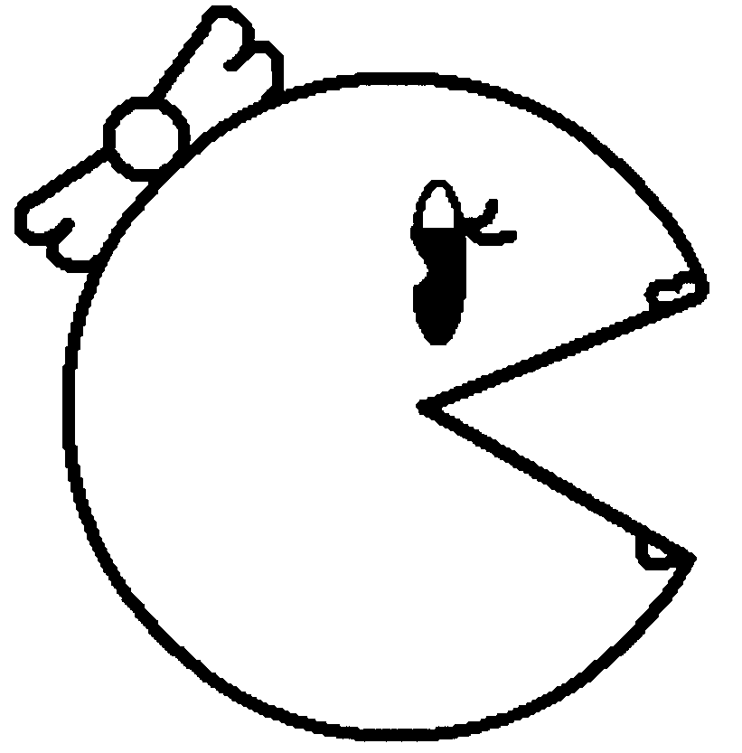 45 pac man coloring pages