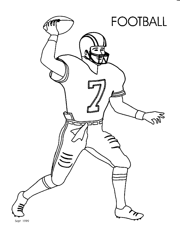 These free coloring pages for kids and adults will keep you busy for hours. Printable Football For Kids Coloring Pages Football Coloring Pages Coloring Pages For Kids And Adults