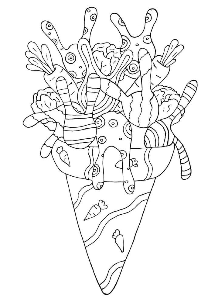 Make instant ice cream at home without equipment using frozen bananas. Rabbit Ice Cream Coloring Pages Ice Cream Coloring Pages Coloring Pages For Kids And Adults
