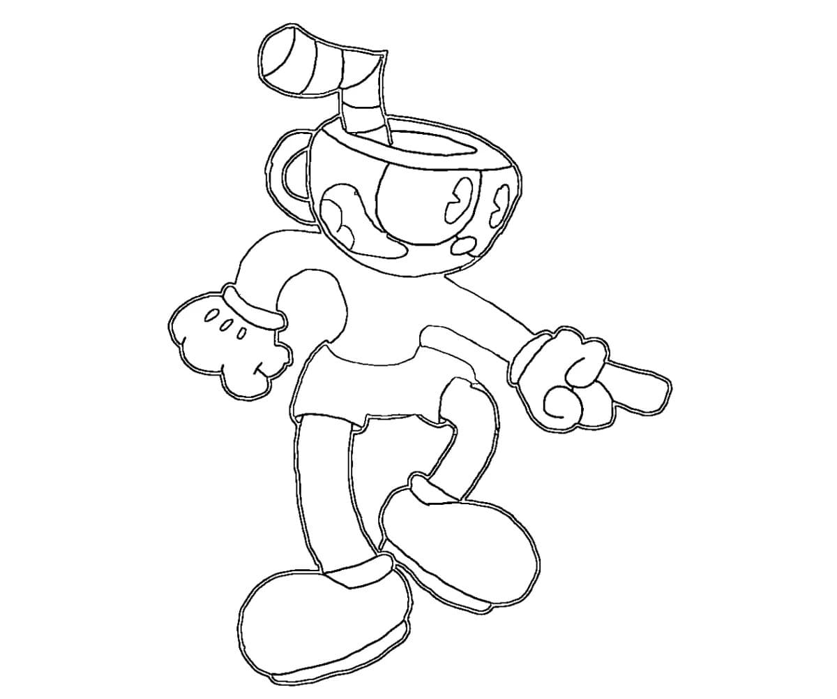 119 cuphead coloring pages
