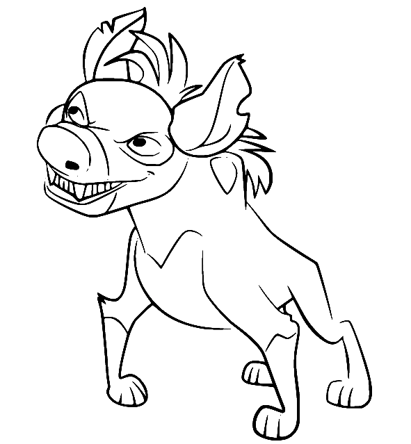 Shortly after his birth, simba was anointed the future king of pride rock and presented to the animals of the pride lands. Cheezi Hyena Coloring Pages Lion Guard Coloring Pages Coloring Pages For Kids And Adults