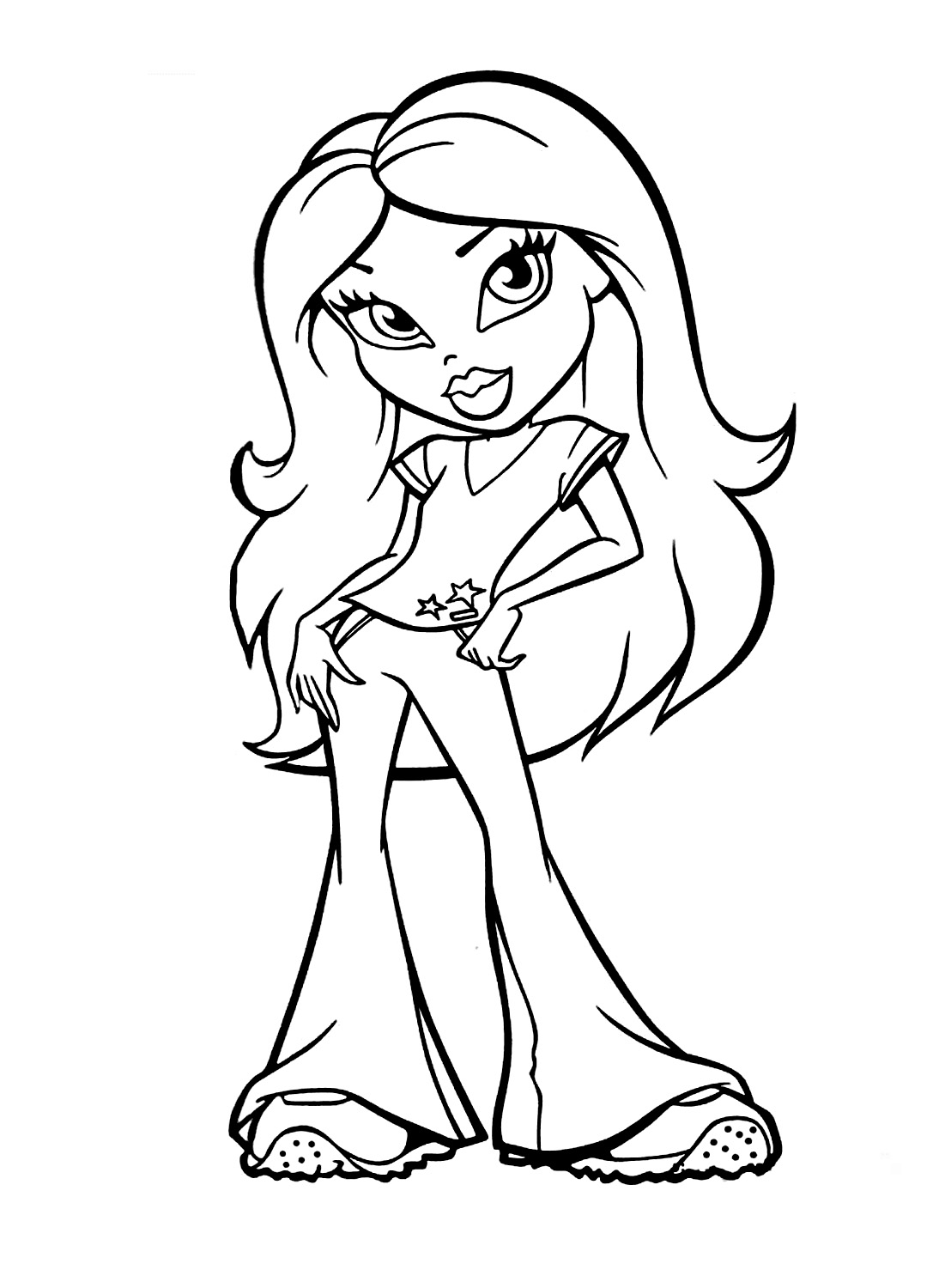 Bratz coloring pages
