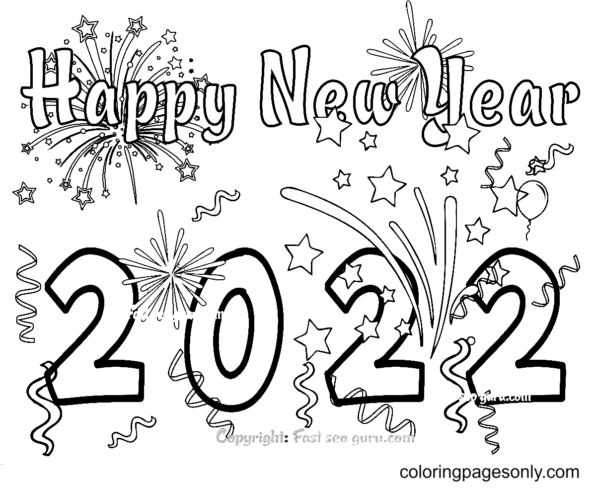 Webfind 100 ways to say new, along with antonyms, related words, and example sentences at thesaurus.com, the world's most trusted free thesaurus. New Year 2022 Coloring Pages - Happy New Year 2022 Coloring Pages