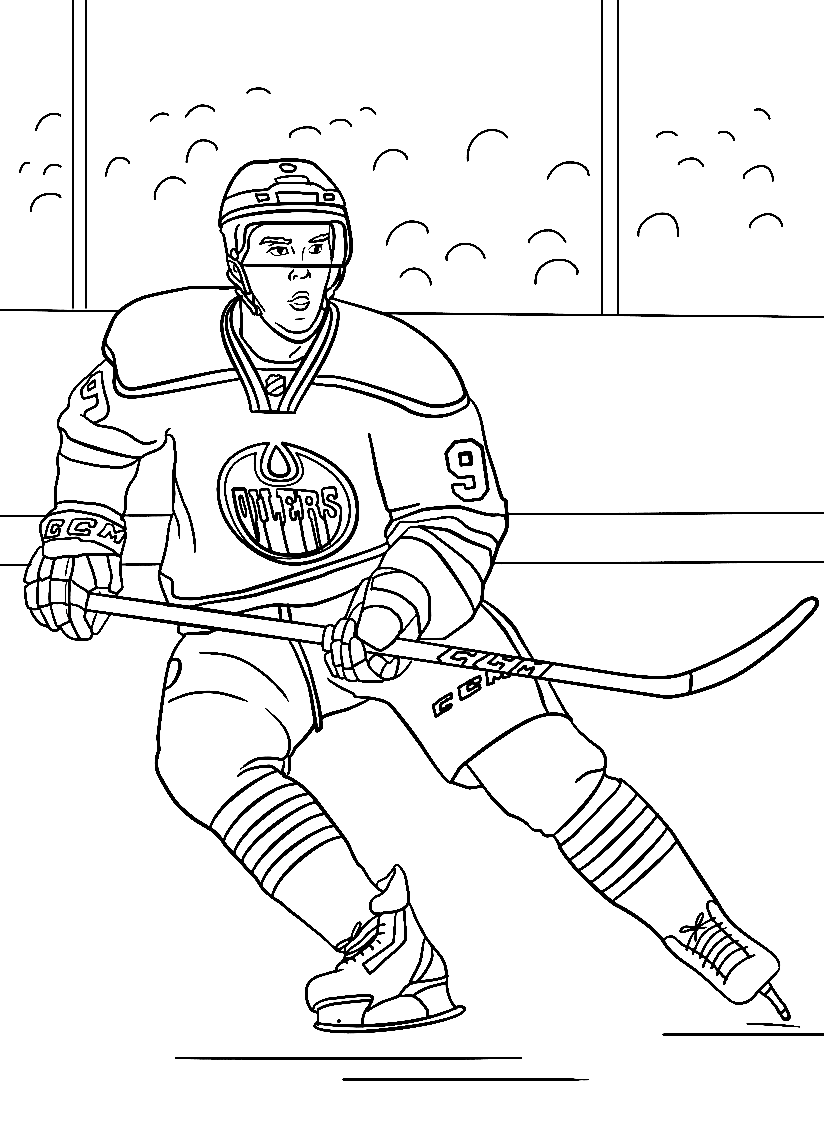 52 hockey coloring pages