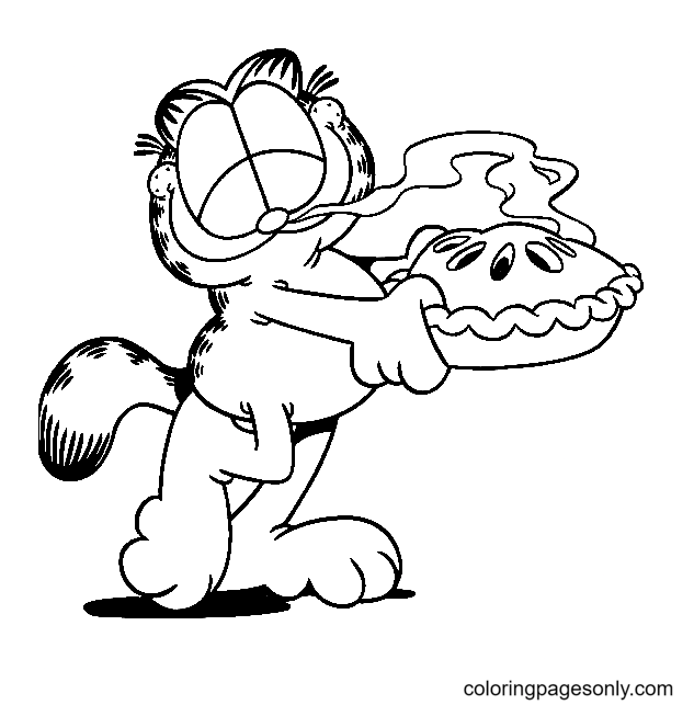Garfield coloring pages