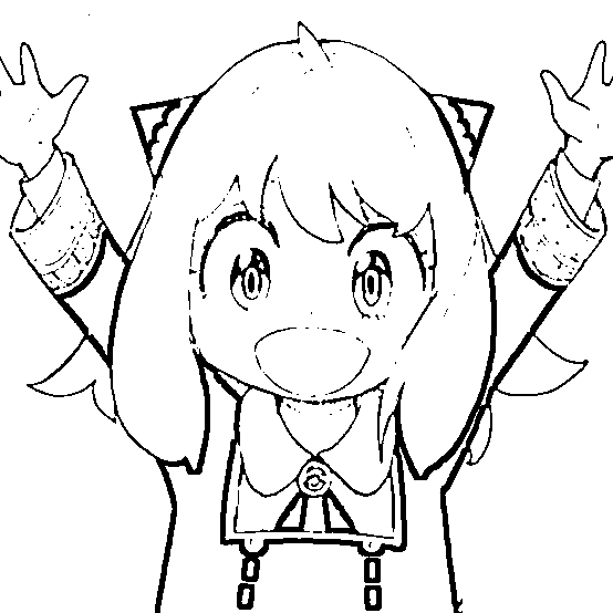 Anya, coloring pages, male sketch, drawings, face, modern, quick,. Happy Anya Forger Coloring Pages - Spy x Family Coloring Pages