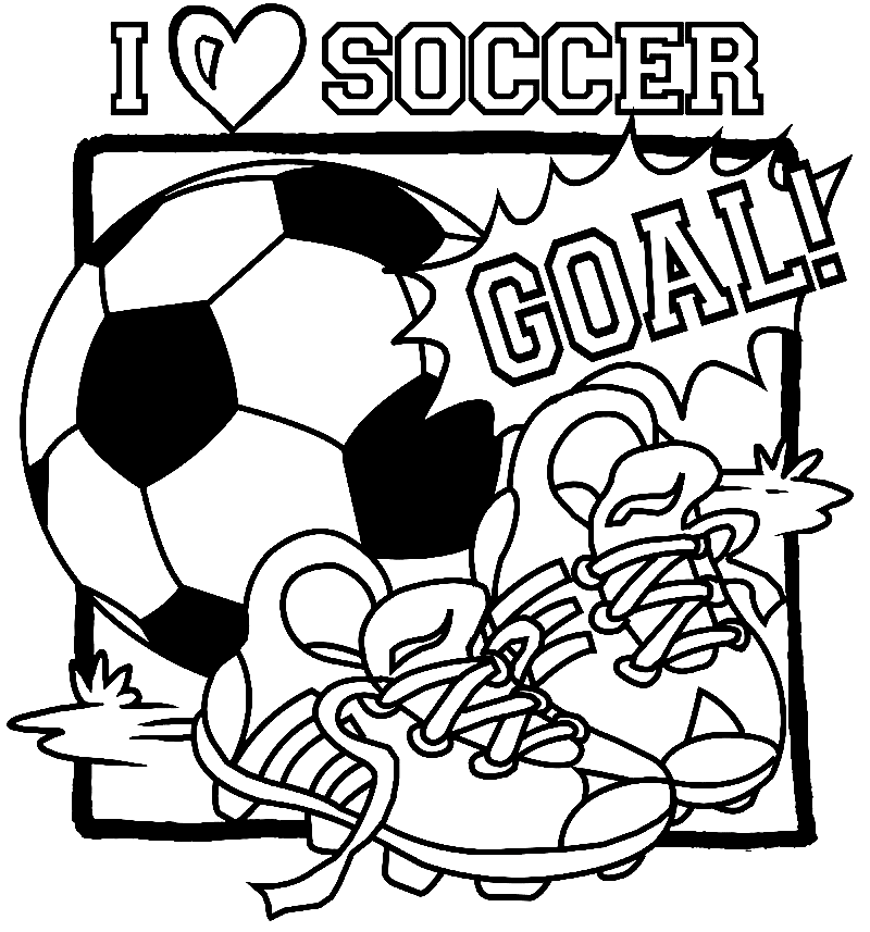 80 soccer coloring pages