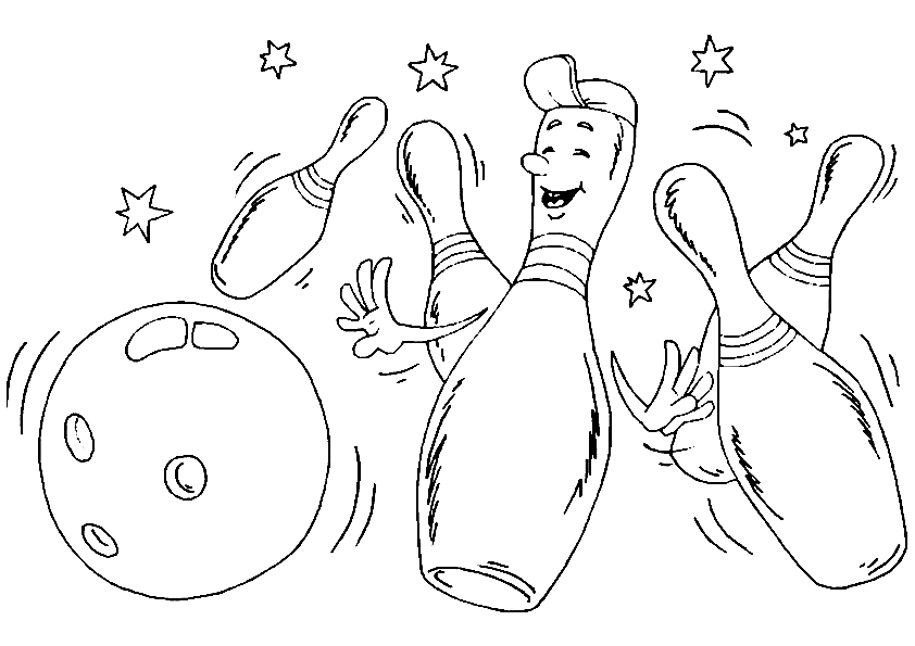 46 bowling coloring pages