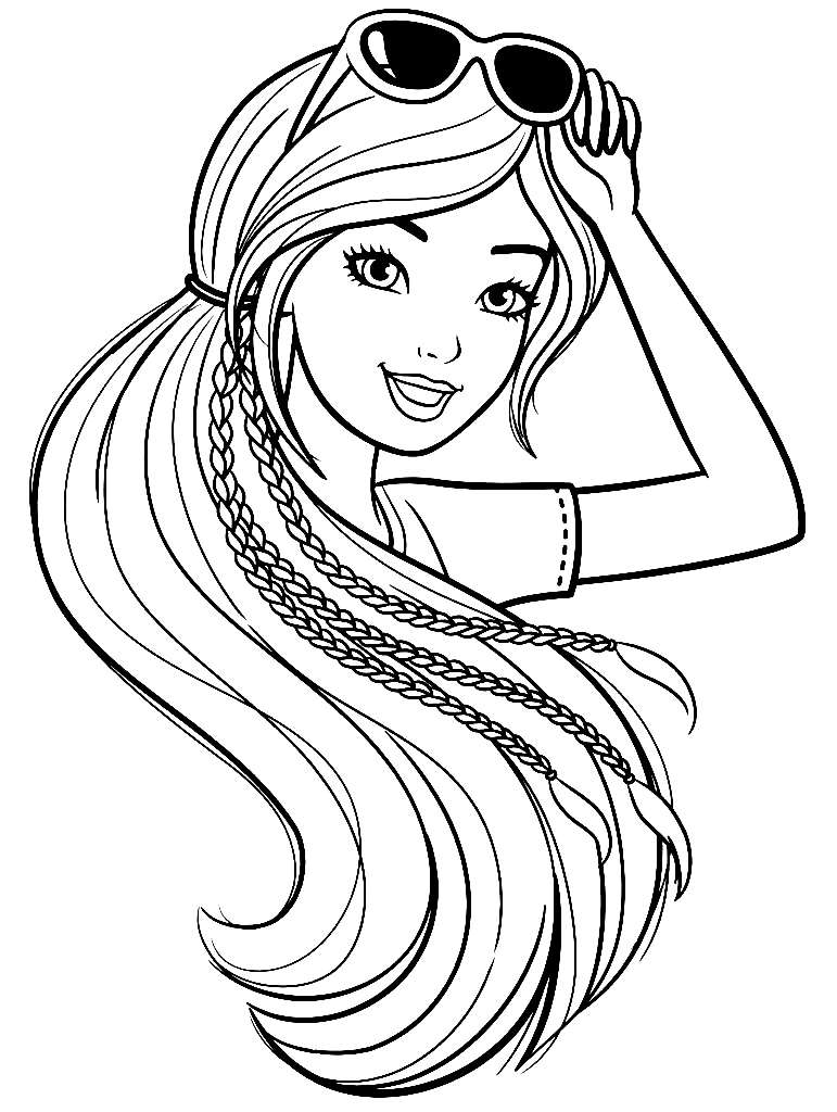 116 barbie coloring pages