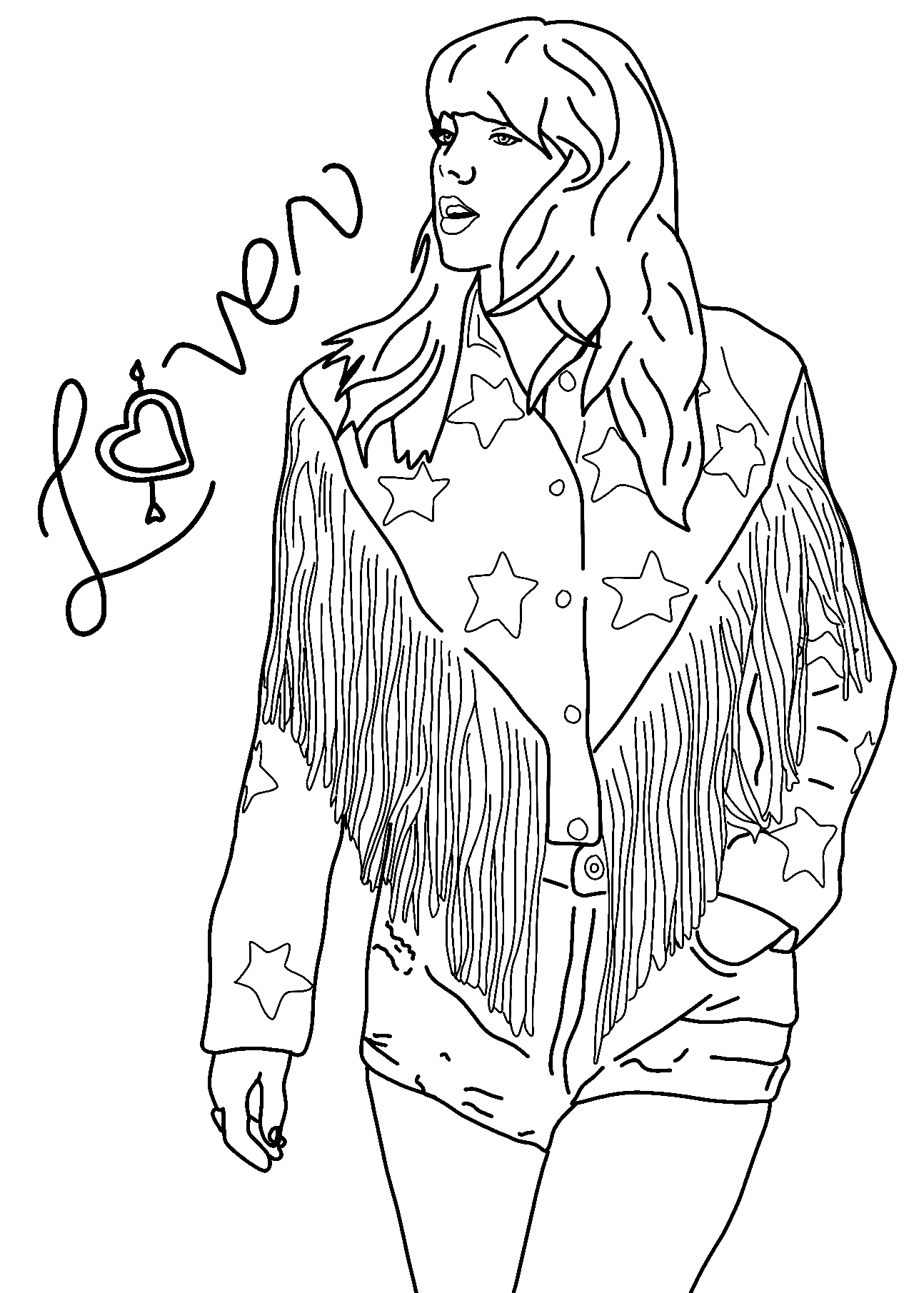 44 taylor swift coloring pages