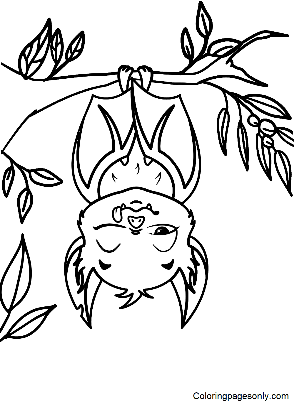 46 bat coloring pages