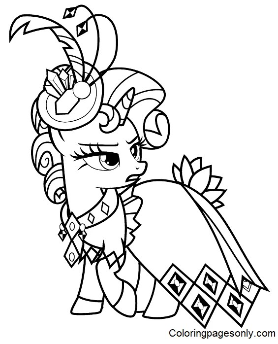 Coloring pages of rarity