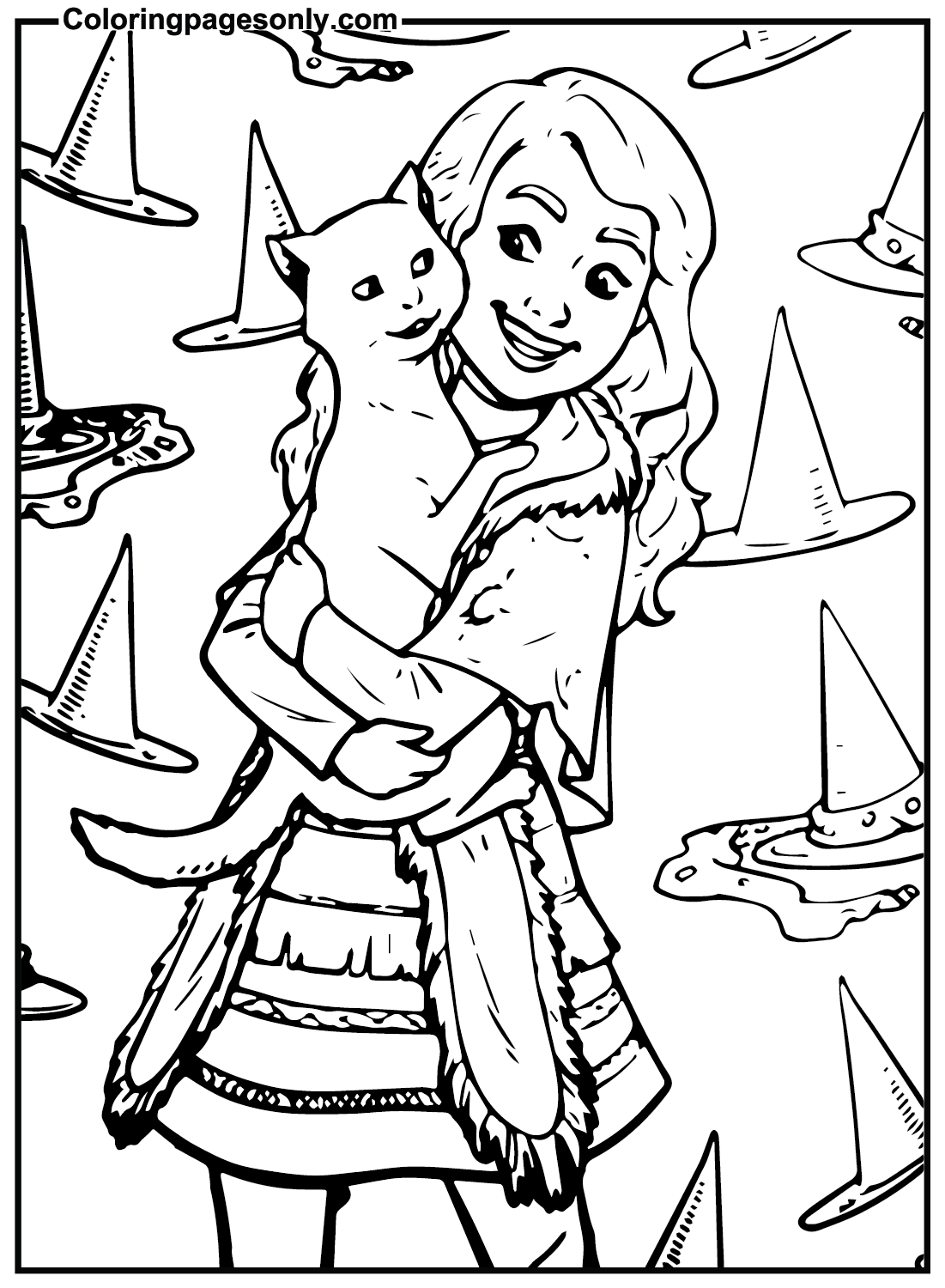 Images hocus pocus coloring page