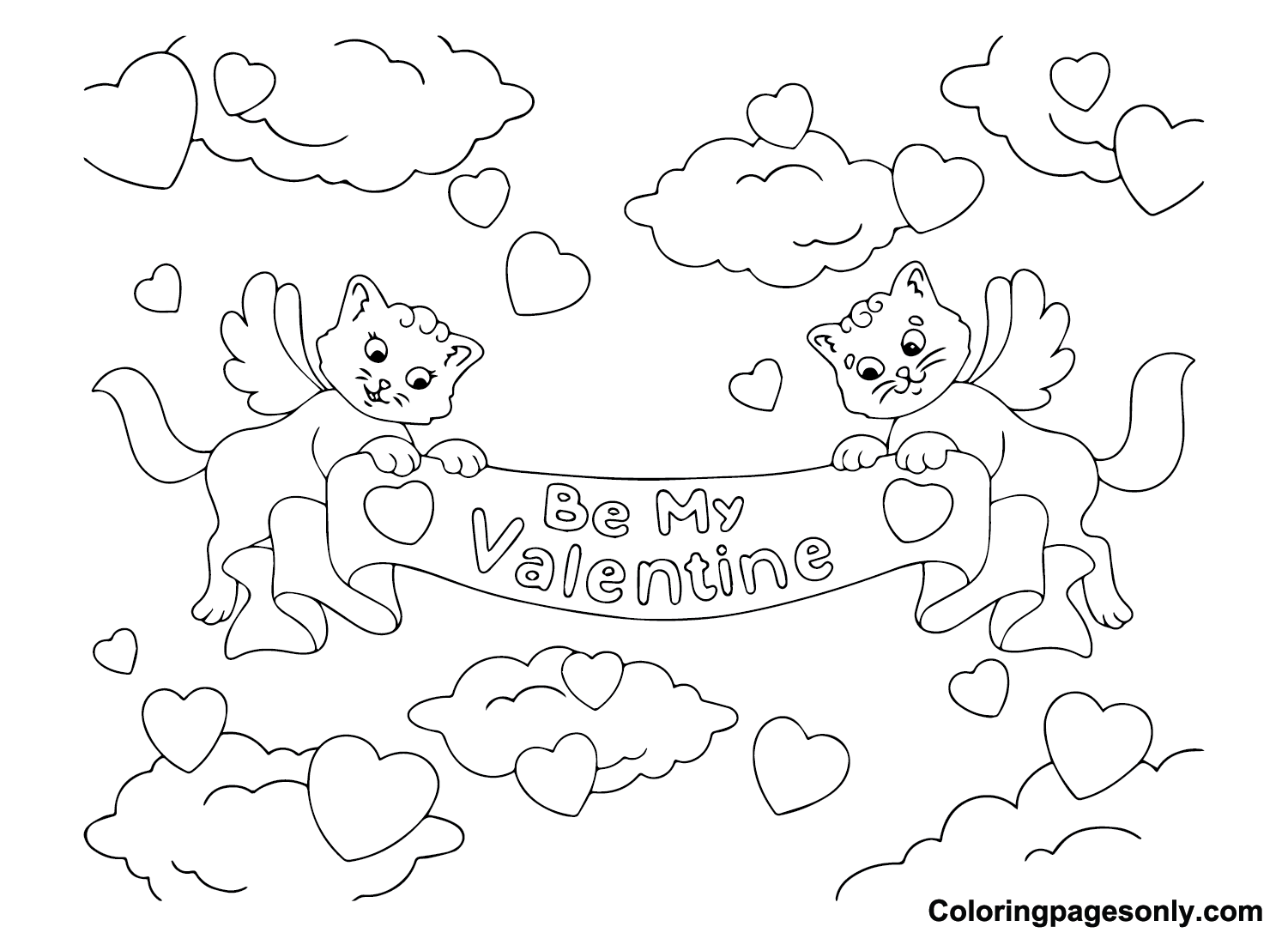 31 valentine's day cards coloring pages