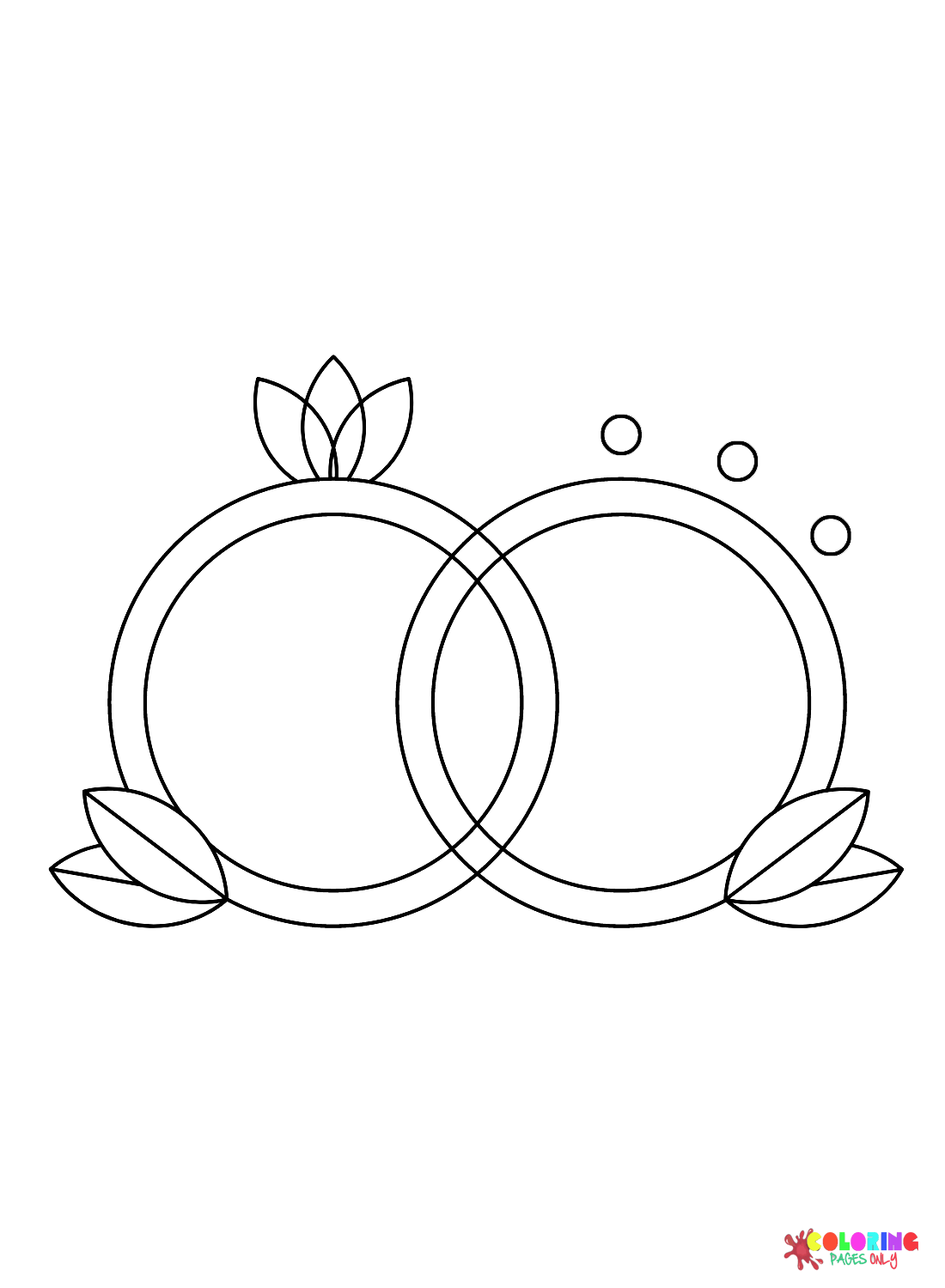 Ehering malvorlage bild hochzeitsringe kostenlose bilder zum