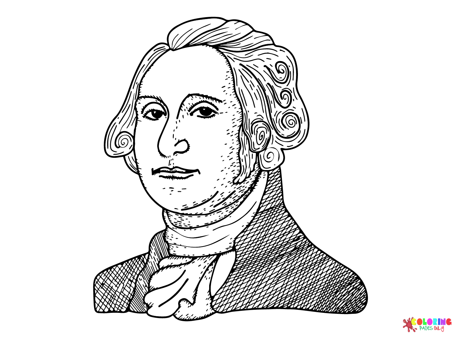 14 george washington coloring pages