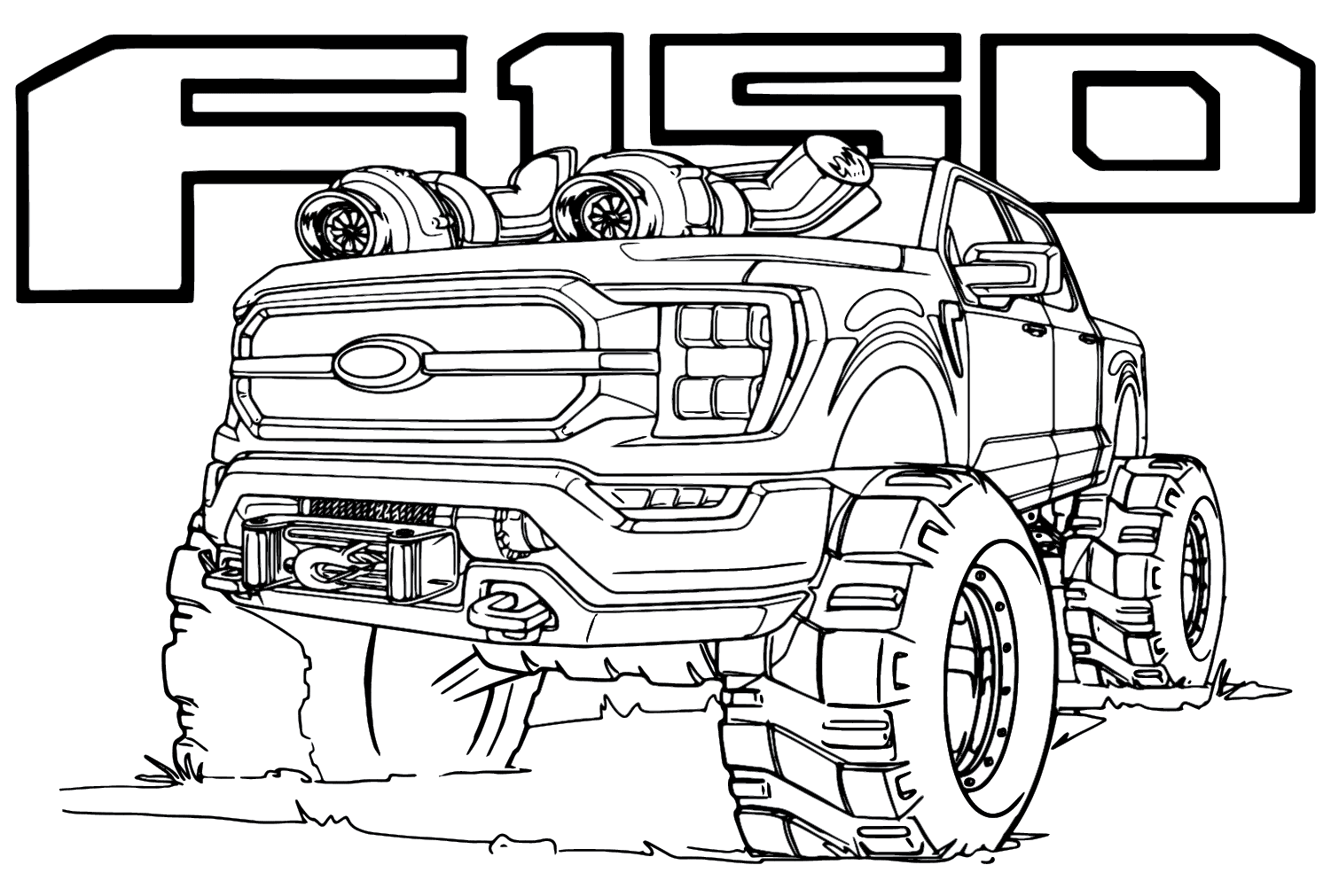 20+ ford coloring pages