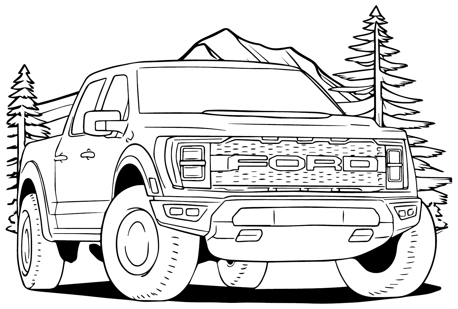 20+ ford coloring pages