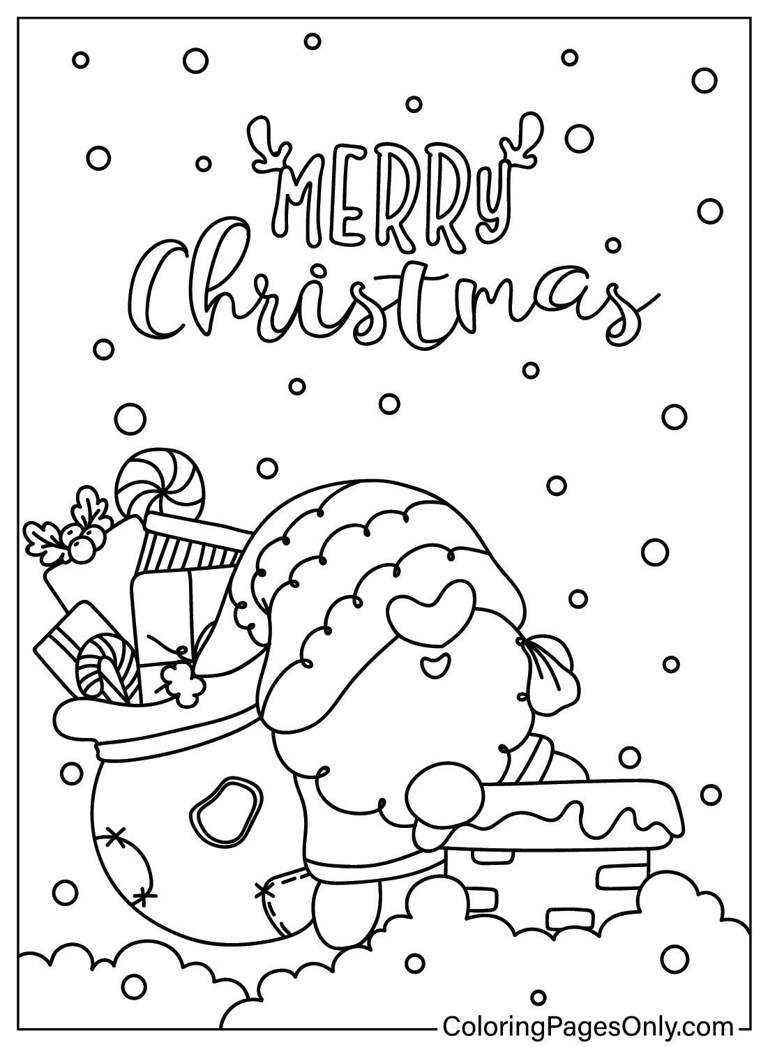 86 gnome coloring pages