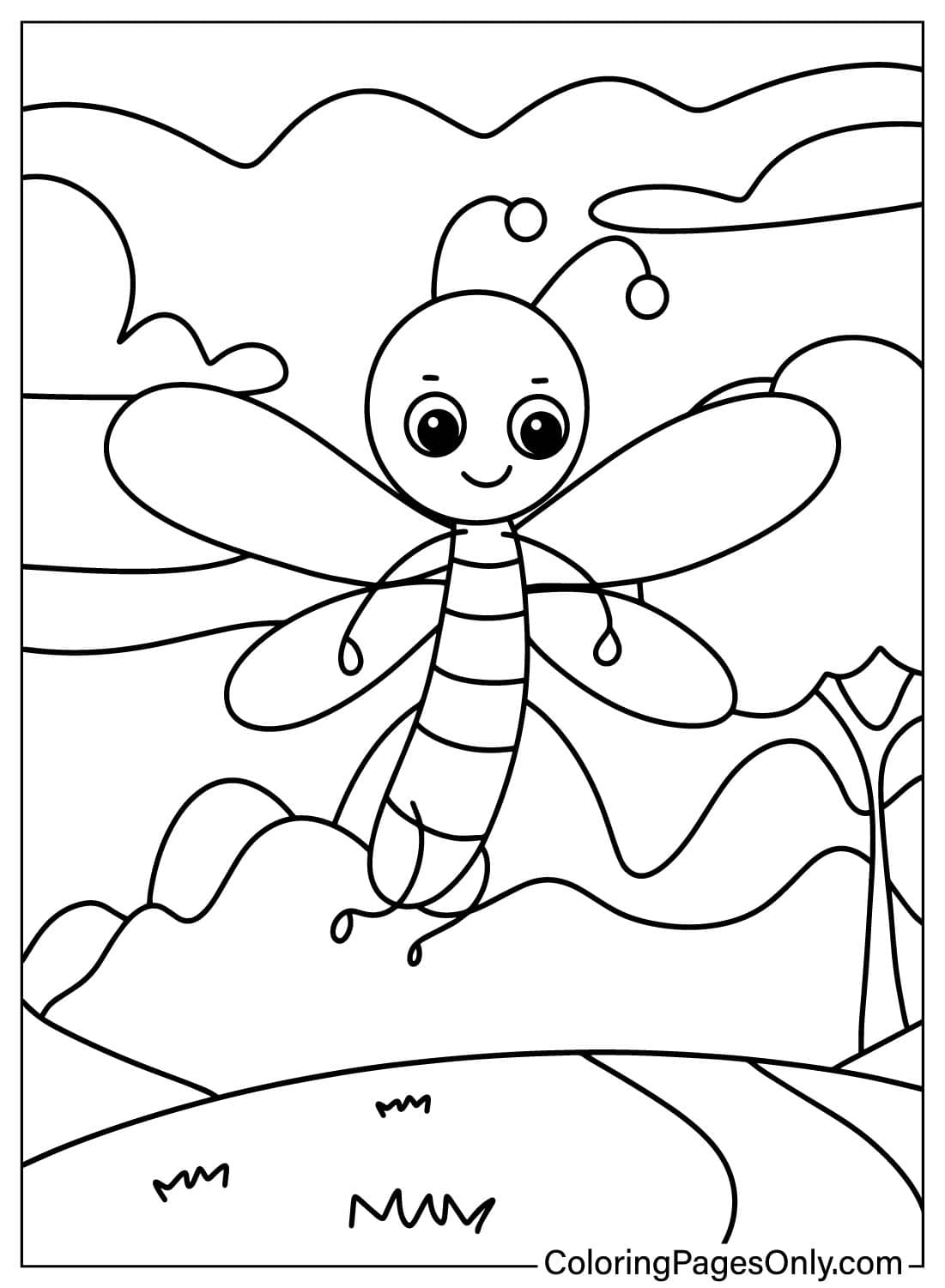30+ spring insects coloring pages
