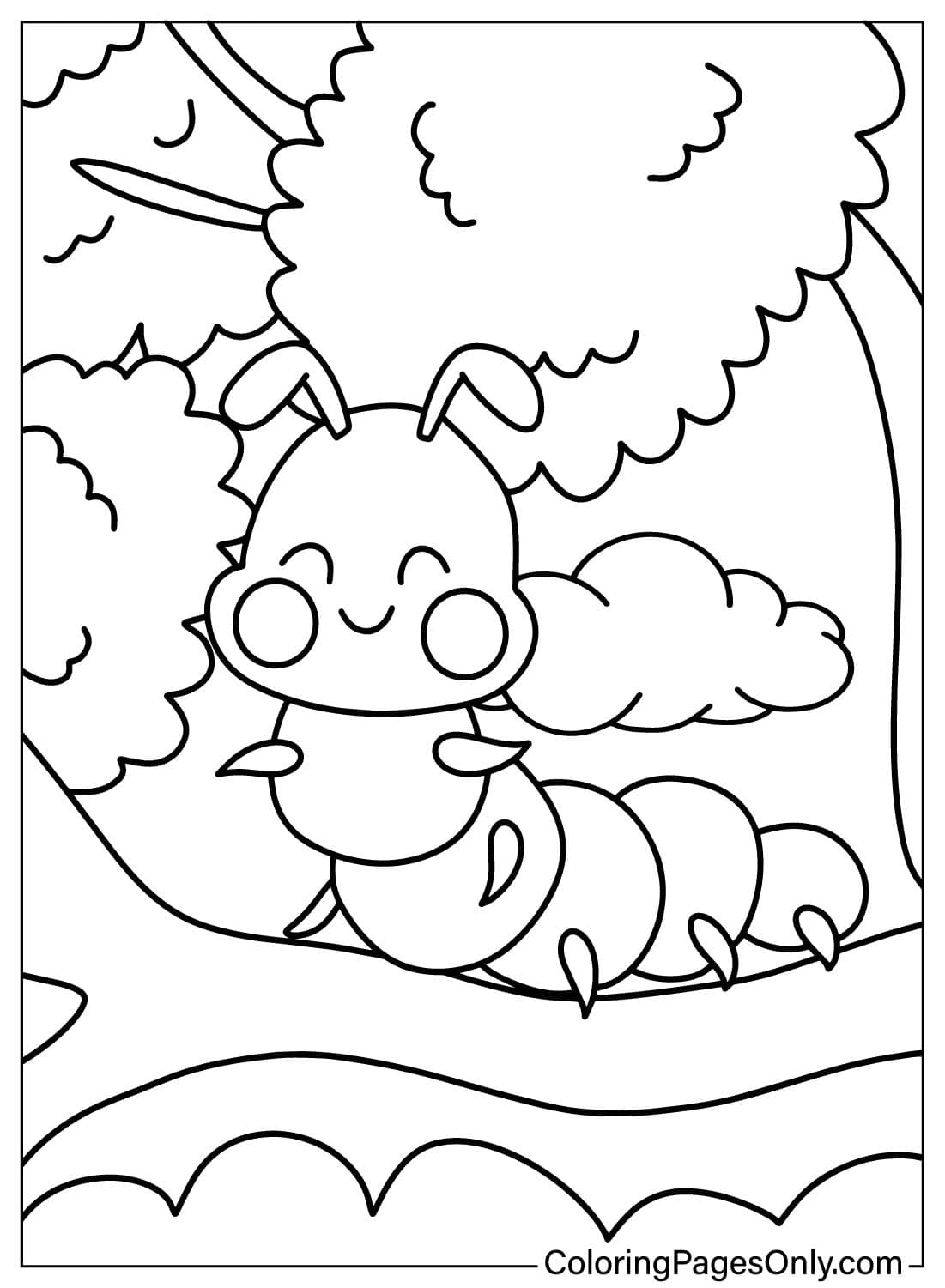 30+ spring insects coloring pages