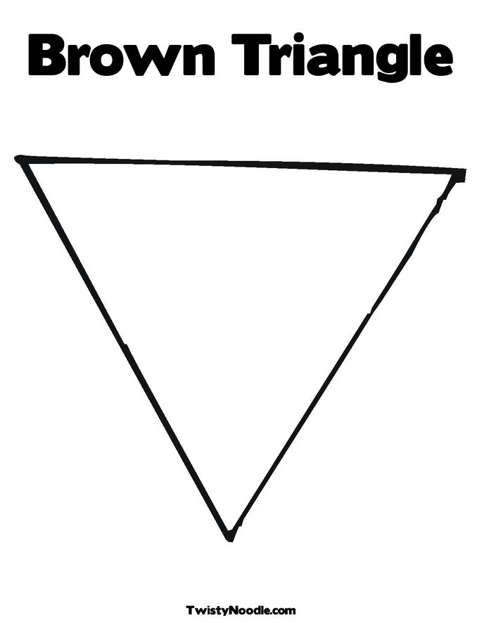Triangles coloring pages download and print for free