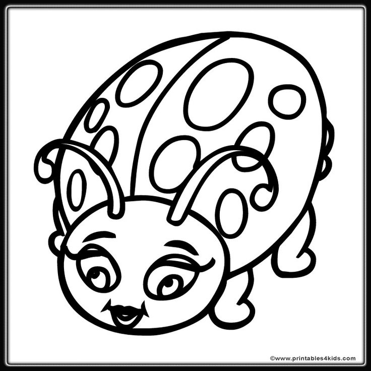 Free Printable Bug Coloring Pages For Kids