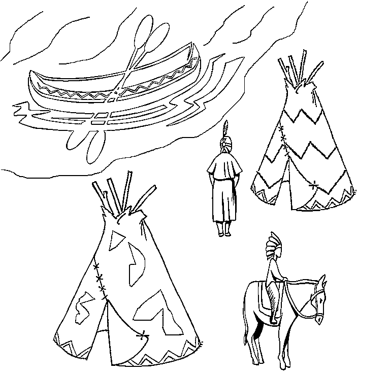 native american coloring pages to download and print for free