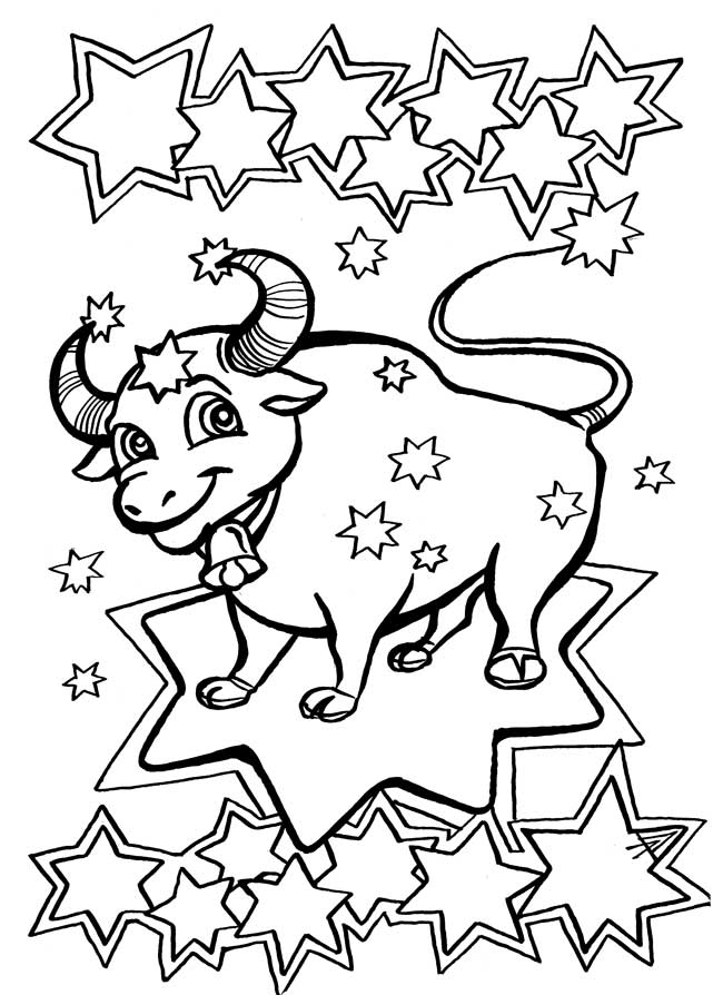 signs of the zodiac coloring pages to download and print